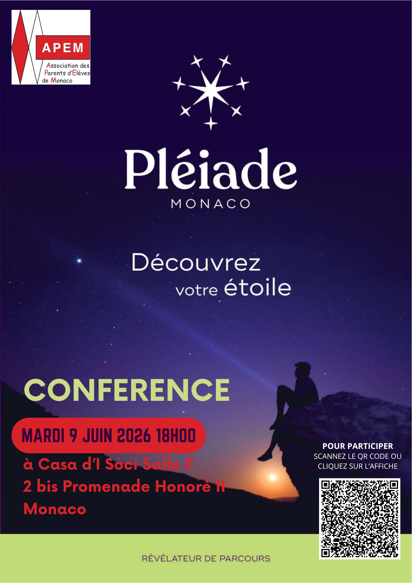 Conférence de présentation de Pléiade Monaco