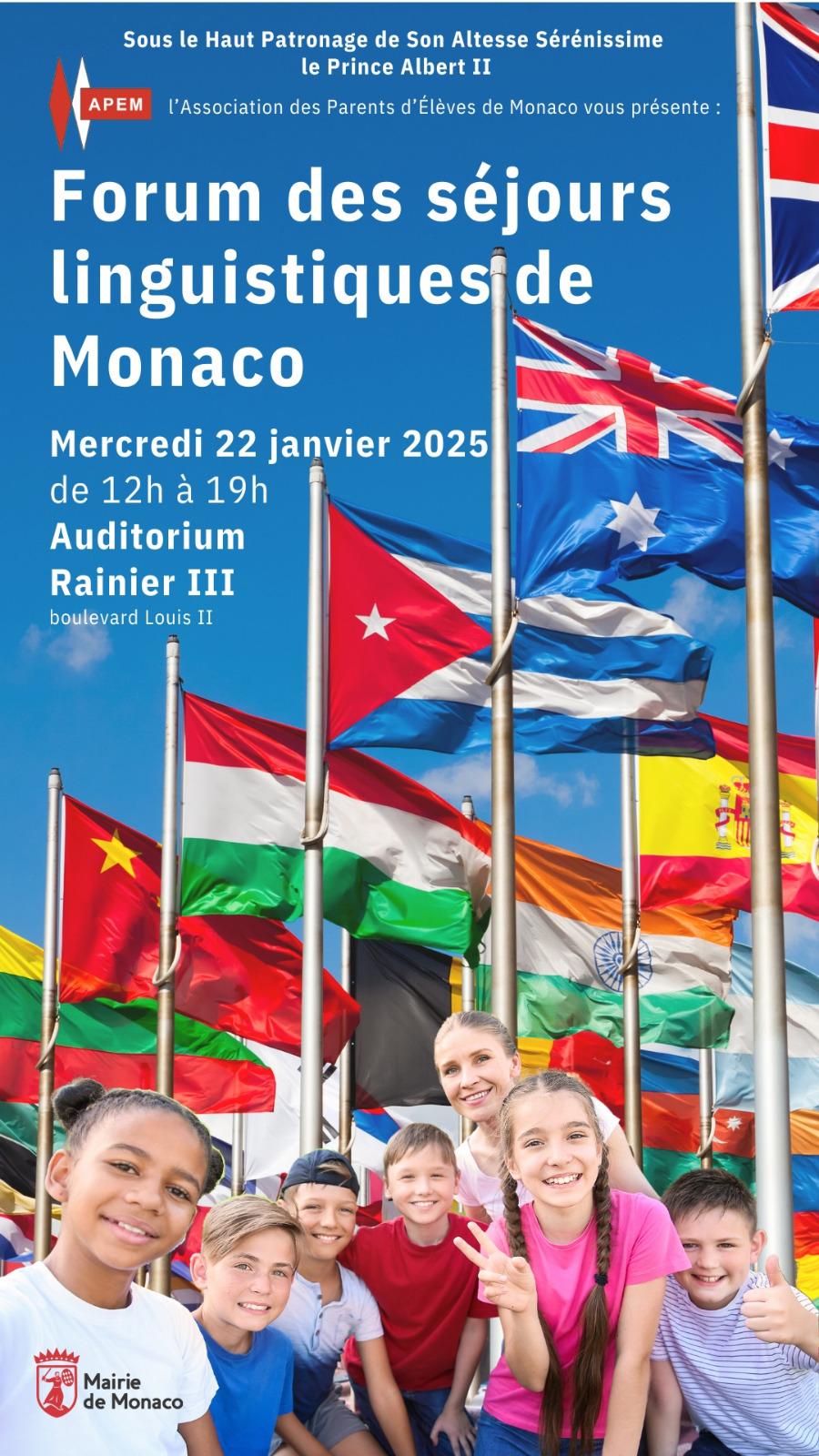 Présentation de la 26ème Édition du Forum des Séjours Linguistiques de Monaco 2025